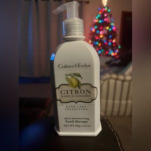 Crabtree & Evelyn Citron honey & coriander ultra moisturizing hand therapy
